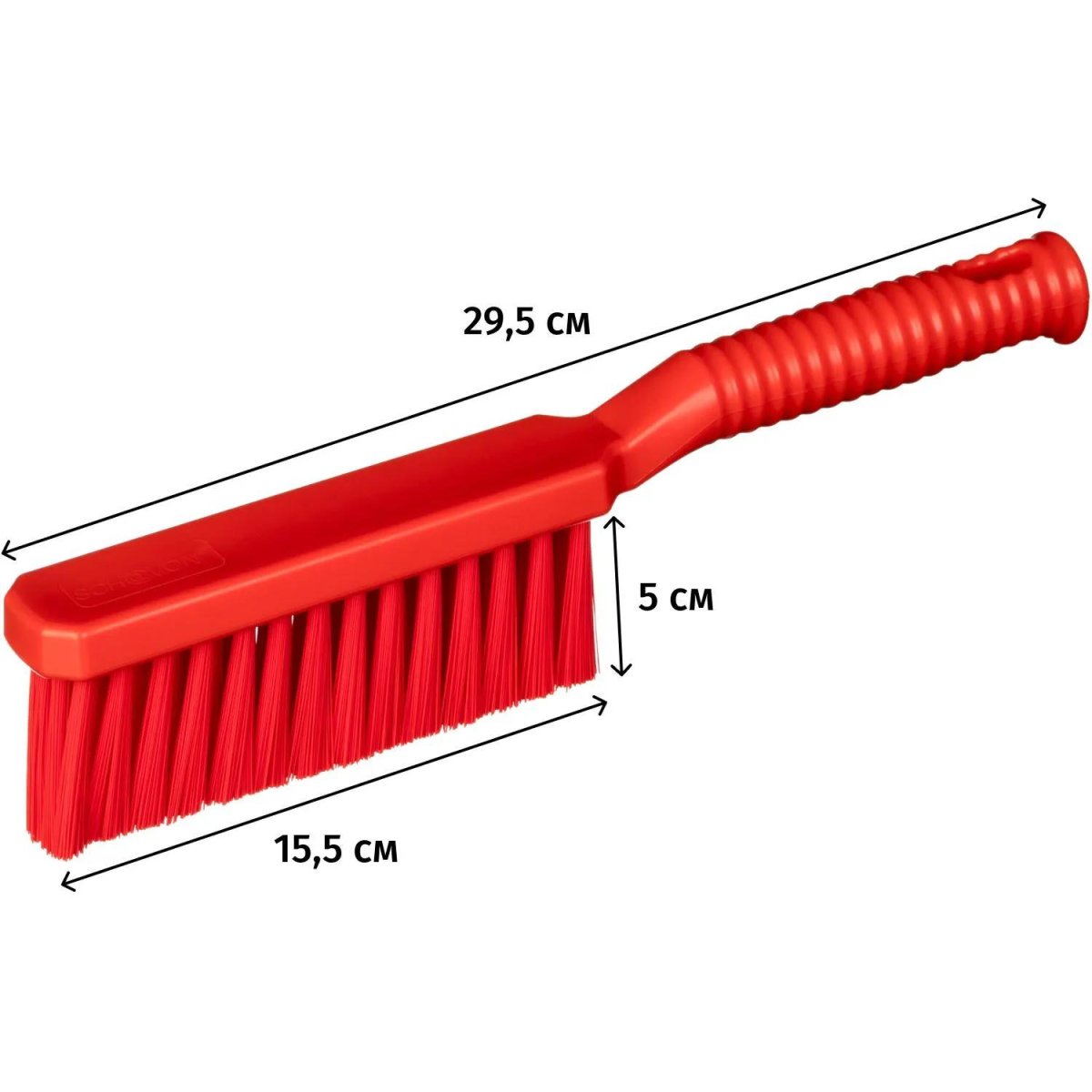 Щетка -сметка NV, средняя жесткость, красная 295мм_NV-02510-4R