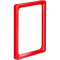 Рамка пластиковая А6, красный, 10шт/уп