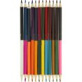 Карандаши цветные 24цв/наб 12шт3-гран,двустр Комус Класс ColorPics