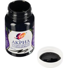 Краска акриловая художественная Черная, 100 мл 30С 1852-08 набор