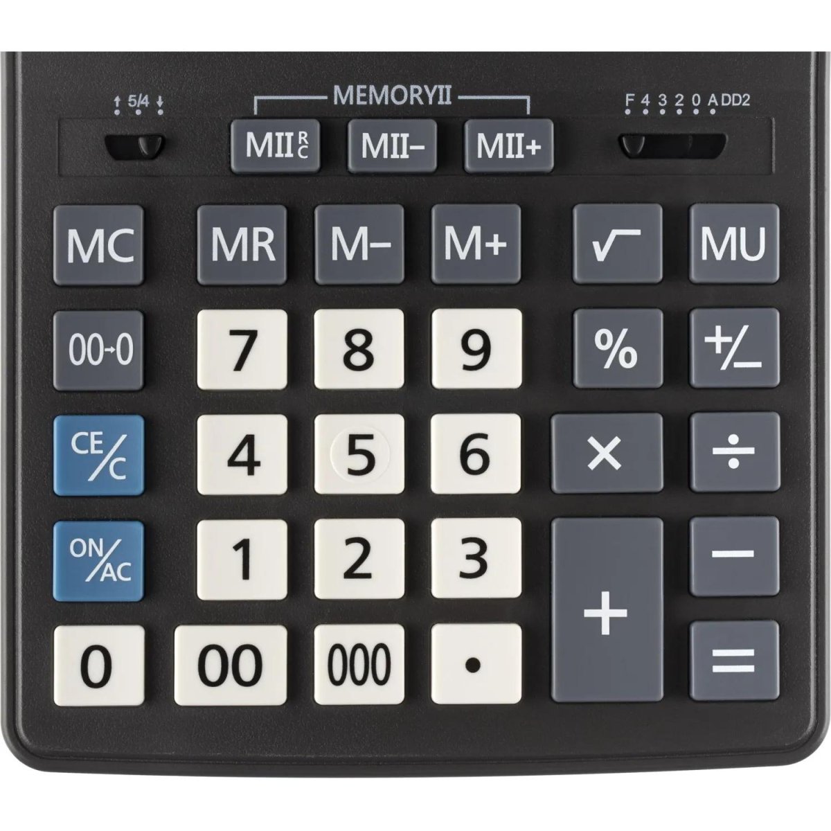 Калькулятор настольный Attache CDB1601-BK 16-разрядный черный 205x155x35 мм