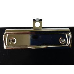 Папка-планшет Комус пластиковый с крышкой, черный