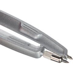 Готовальня 5 пр/наб циркуль 120мм фиолетов/роз пласт.пенал S50005