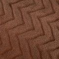 Плед микрофибра Luscan, фактура кофейный 200х220