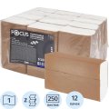 Полотенца бумажные д/дисп. Focus SMART Z-сл 1сл 250л 12пач/уп_5103005