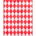 Скатерть одноразовая Luscan, 120х200см 6шт/рулон, красный ромб