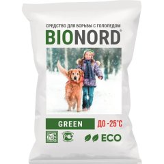 Реагент противогололёдный Bionord Green мешок 23 кг до -25С