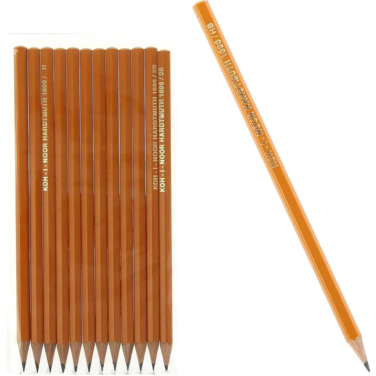 Набор карандашей чернографитных KOH-I-NOOR 1696 12шт пл.пакет 1696012043TE