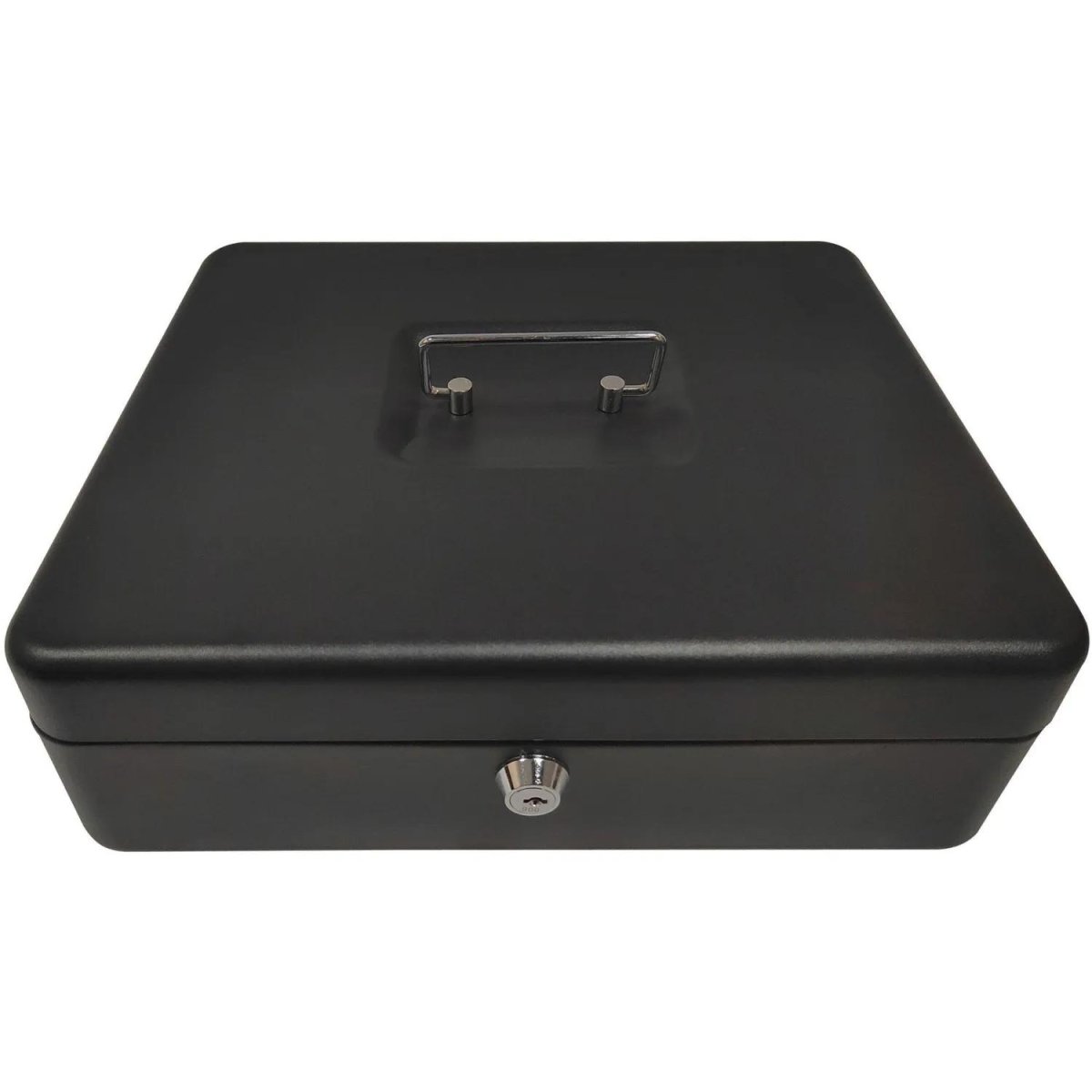 Денежный ящик  сталь 0.6 мм,  300x240x90, черный матовый