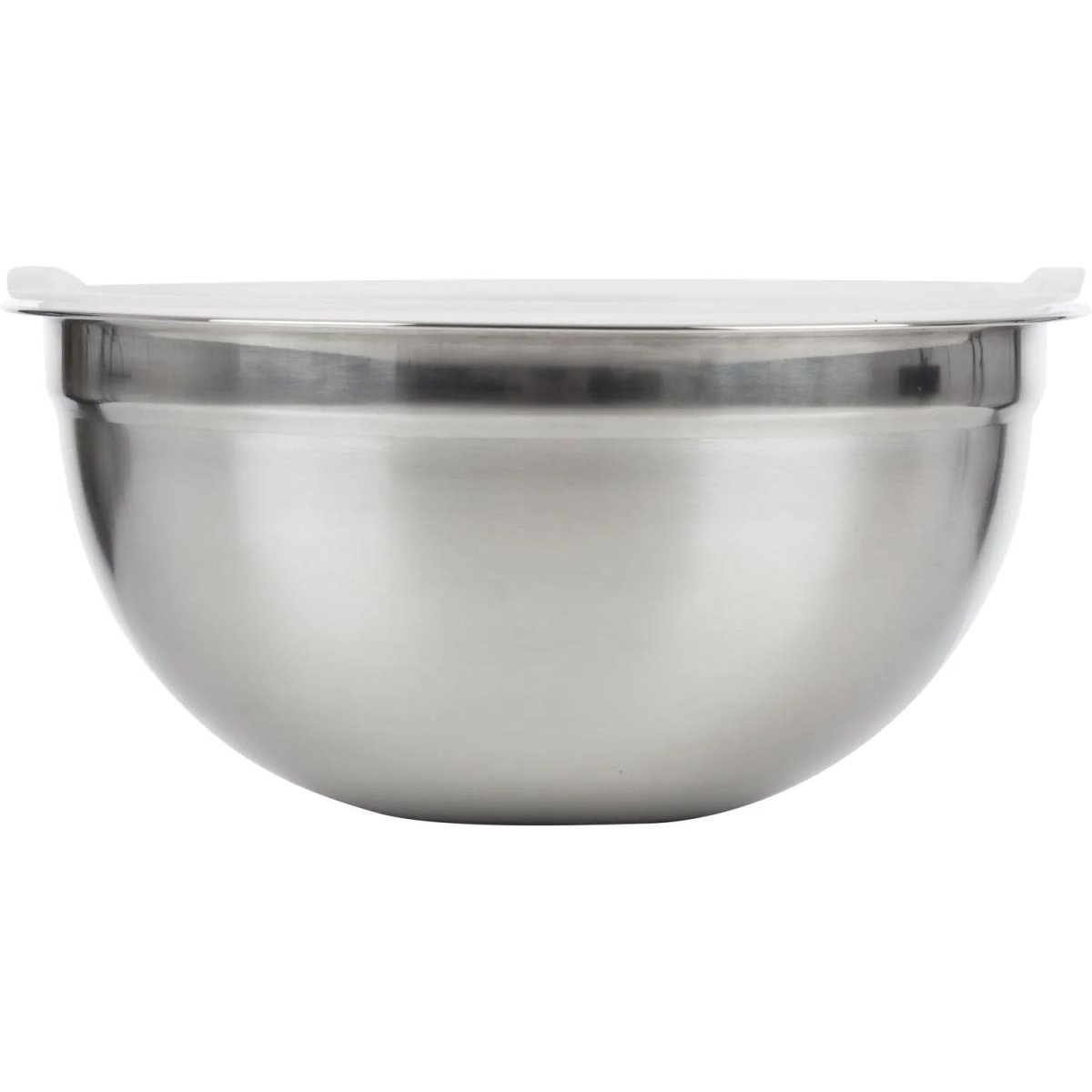 Миска из нерж стали с пласт крышкой, смешанная полировка Amarena 4,3 л