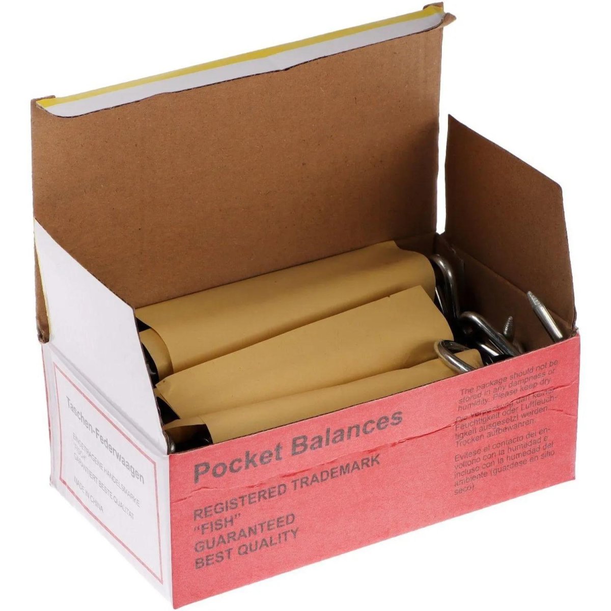 Весы -безмен Luazon, механические, до 25 кг, цена деления 500 г, жёлтые