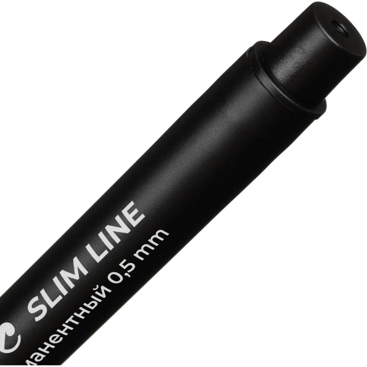 Маркер перманентный Комус, 0,5 мм, черный, игольчатый наконечик