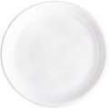 Тарелка одноразовая Комус d 205 мм, бел., ПП, 100шт/уп