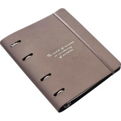 Тетрадь со сменным блоком А5,120л,Infolio Study,Quote,иск.кож,N3812