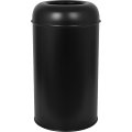 Контейнер для мусора (корзина) Luscan Prof 50л,матов.черный с кругл.крышкой