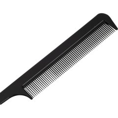 Расческа - гребень Lei, серия 024, пластик, ручка, черный