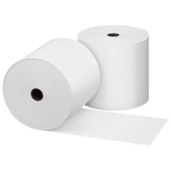 Ролики для касс Комус 80мм х 70м, 58 гр/м2, вт. 12 мм, 3 рул/уп (спайка)