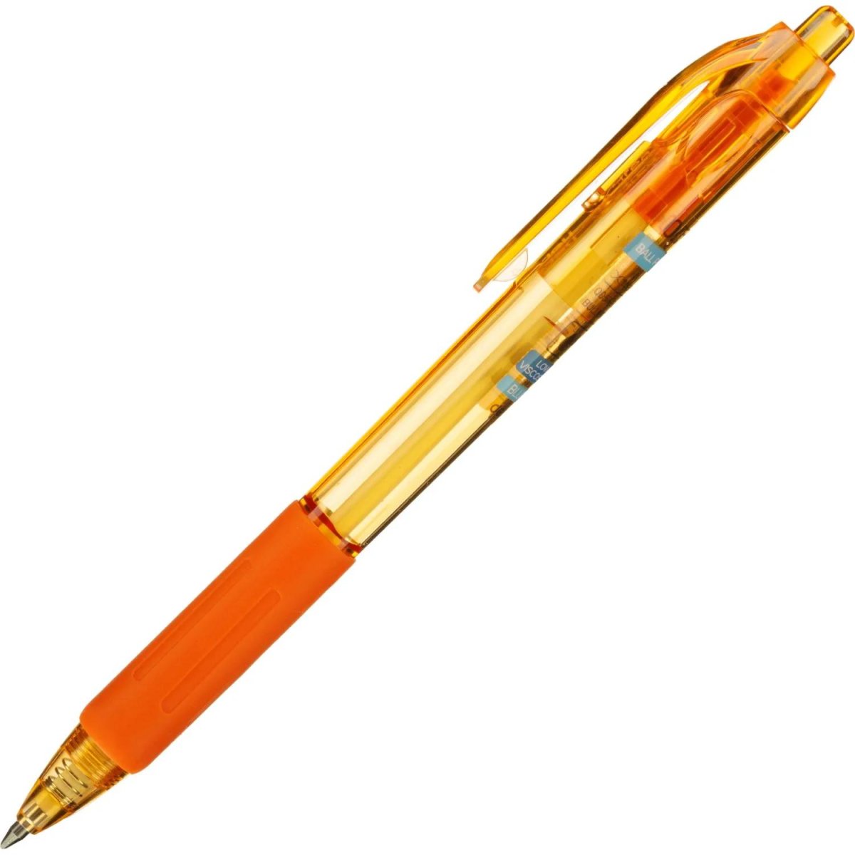 Ручка шариковая автомат. Deli EQ057-BL,син,пулев.нак,0,7мм,рез.грип,4цв.асс