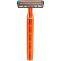 Бритва одноразовая  Муж Бик Сенс 3 лезв увл.полоска П4шт/уп 8729022 оранж