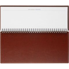 Планинг датированный 2026, коричн, 303х150 мм, 120стр, Agenda