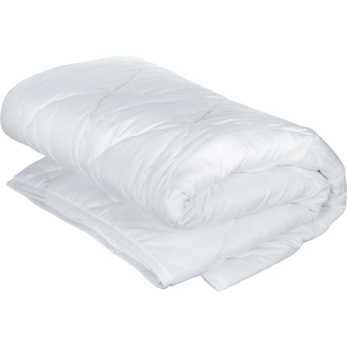 Одеяло 140х205 стег, кант, 200-250гр/м2 (холлоф/микроф),бел,10шт/уп