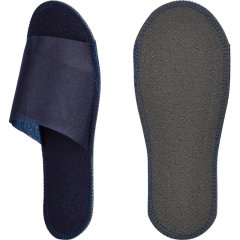 Тапочки одноразовые Стандарт спанбонд подошва ППЭ 4 мм. 150пар/уп, синий