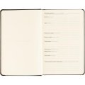Ежедневник недатированный Attache А5, 160л, 138x213мм под кожу, черный