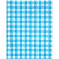 Скатерть одноразовая Luscan, 120х200см 6шт/рулон, синяя клетка