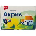 Краски акриловые КЛАССИКА, 6 цв. по 20 мл Акрк-001 набор