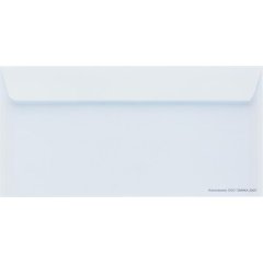 Конверт белый E65 стрип 110х220 80г КОМУС 1000шт/ уп