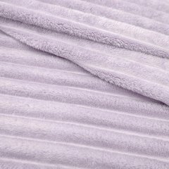 Покрывало 200х220 BRAVO Family велсофт Волна г/к №20 лиловый в пакете