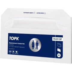 Одноразовые покрытия на унитаз Торк/Tellus V1 250л/уп 750197