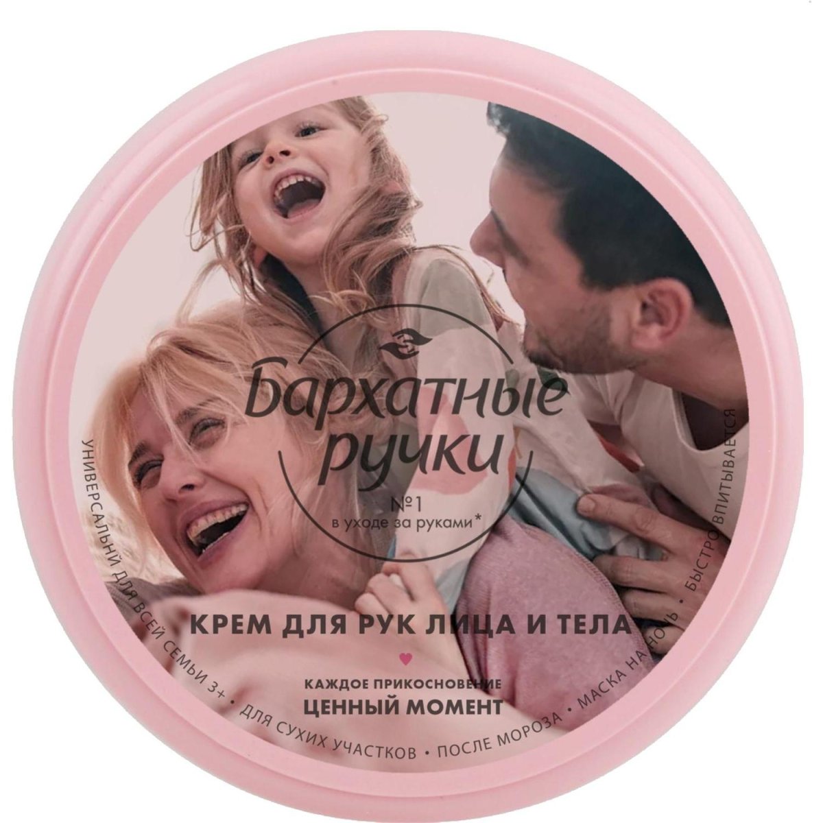 Подарочный набор Бархатные ручки женский крем для рук, лица и тела