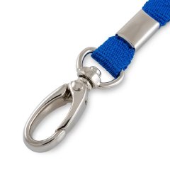 Держатель для бейджа  на карабине синий 388121