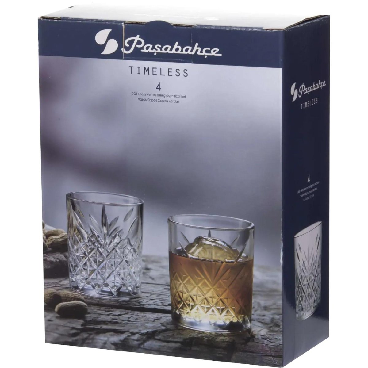 Набор стаканов Таймлесс 345 мл 4 шт