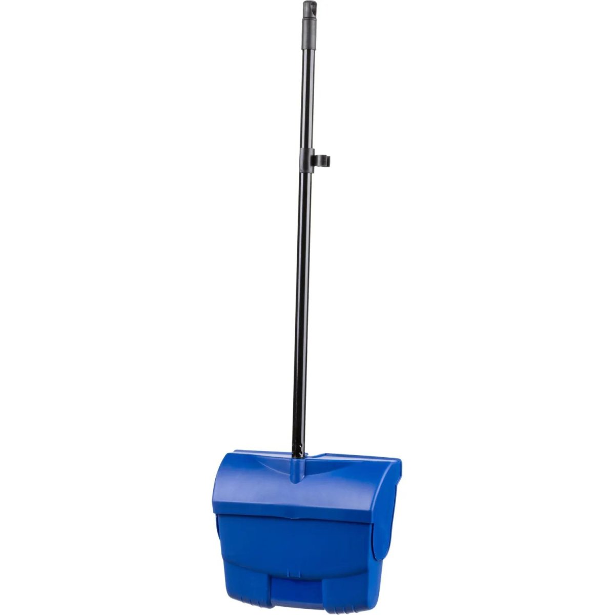 Комплект для уборки совок-ловушка с метлой на рукоятке, син