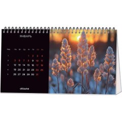 Календарь-домик настольный 2026 Atache, Застывший момент, 240х130