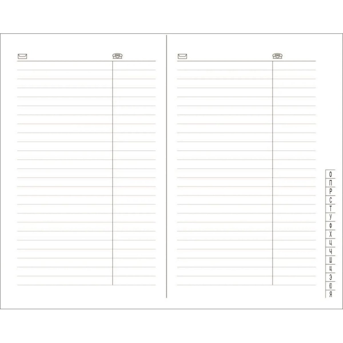 Телефонная книга черный,А5,133х202мм,96л,ATTACHE Вива