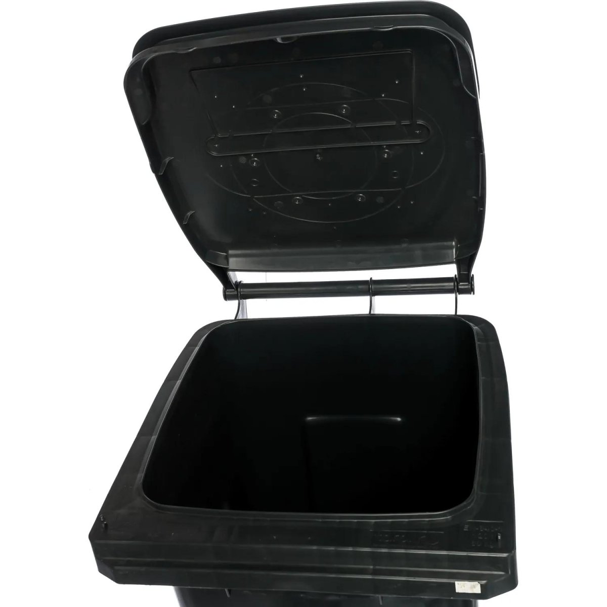 Контейнер-бак мусорный 120л, на 2-х колёсах, с крышкой, серый_28559