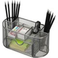 Подставка-органайзер д/канц.мелочей Комус 9от мет сетка 220х110х105мм сереб