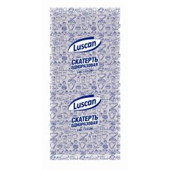 Скатерть одноразовая Luscan, 110х140см, белая