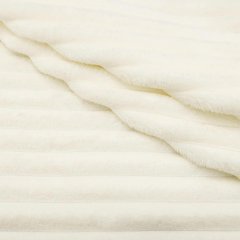 Покрывало 150х200 BRAVO Family велсофт Волна г/к №81 кремовый в пакете