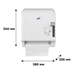 Диспенсер для полотенец рулон Luscan Professional механич белый