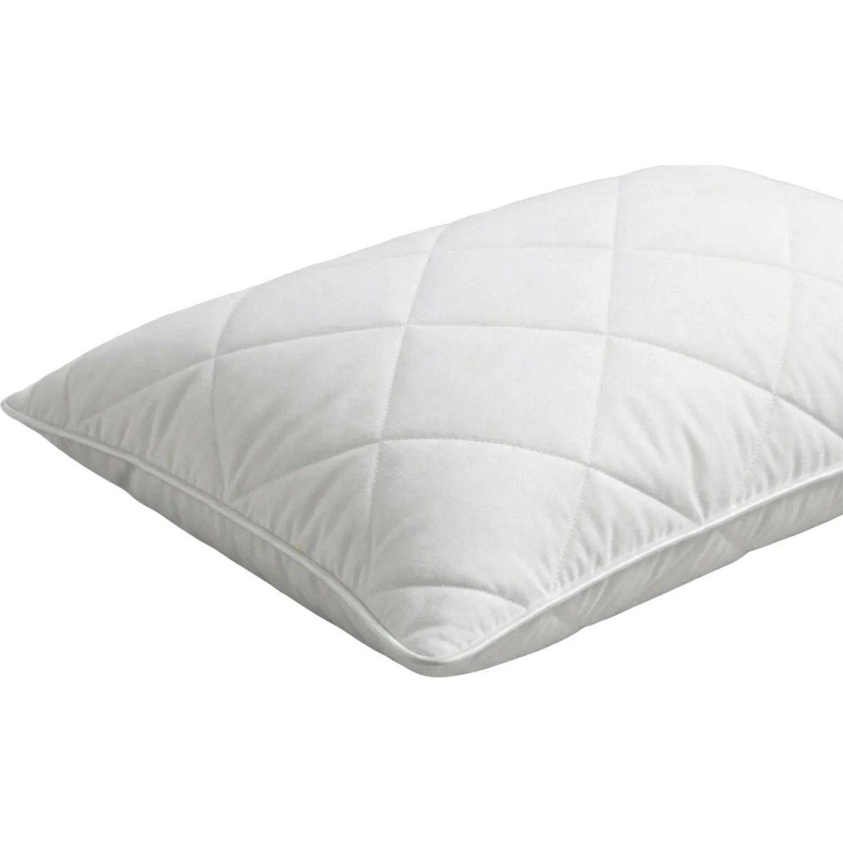 Подушка 50х70, стеган,(холлофайбер/микрофибра),кант, 600г.,бел. , 7шт/уп