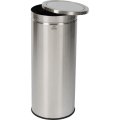 Ведро мусорное (урна) с качающ.крышкой нерж.сталь Luscan Professional 30л
