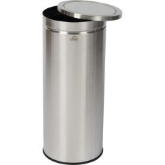 Ведро мусорное (урна) с качающ.крышкой нерж.сталь Luscan Professional 30л