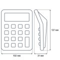 Калькулятор настольный Attache CBM1201-BK 12-разрядный черный 137x102x31 мм
