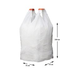 Биг Бэг 2-х стропный, 75x75x150 см., верх-открытый, дно глухое