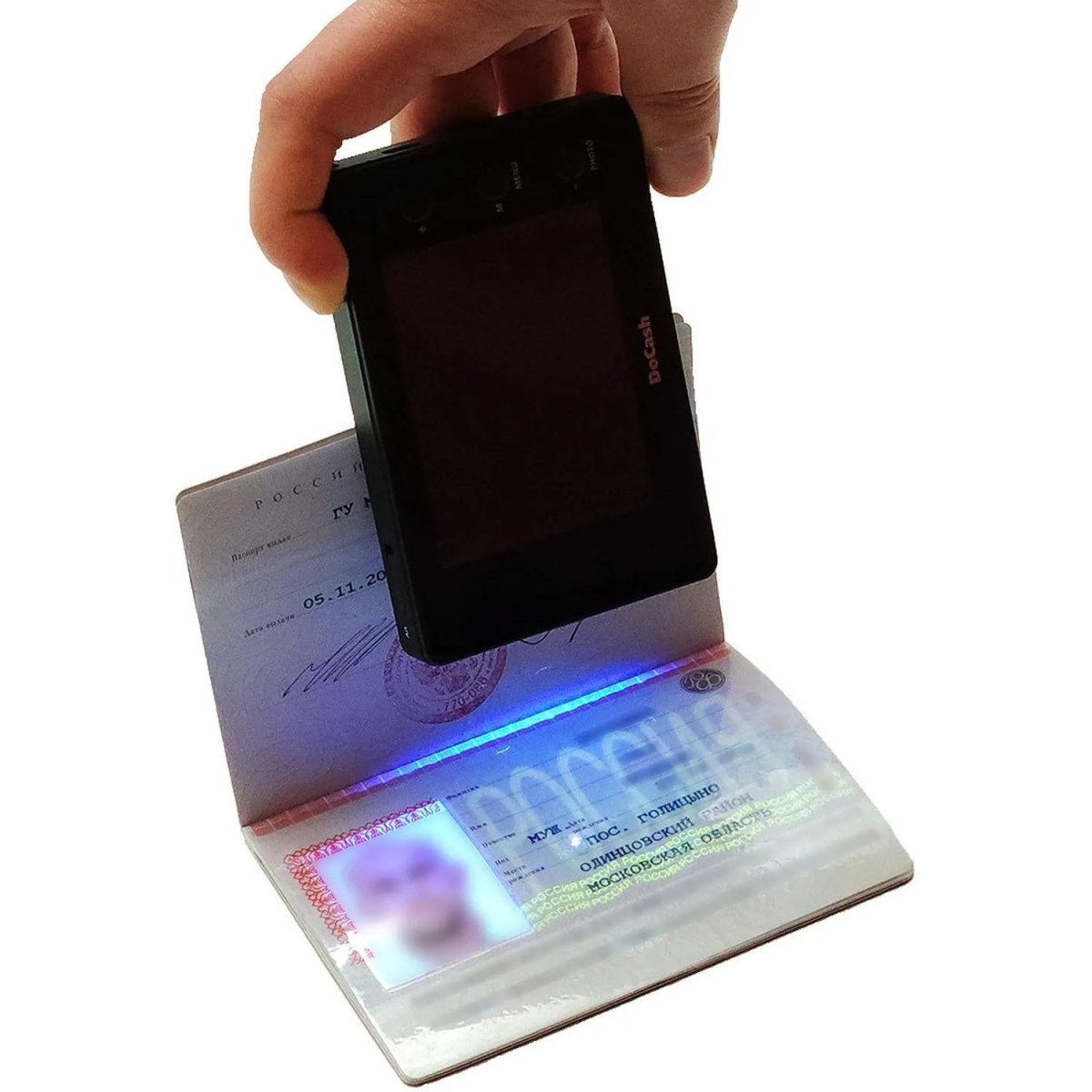 Детектор банкнот портативный DoCash Micro IR/UV