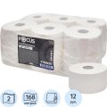 Бумага туалетная д/дисп Focus SMART 2сл 168м 12рул/уп_5103036